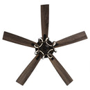 52" 6 Speed DC Black Ceiling Fan with Lighting