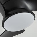 31" Mazon Modern DC Motor Flush Mount Reversible Ceiling Fan with LED Lighting and Remote Control