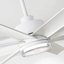 72 Inch Daugava Modern Downrod Mount Smart Fan with LED Light