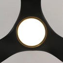 52" DC Motor 3 Blades Modern Downrod Mount Smart Fan with LED Light