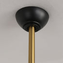 52" DC Motor 3 Blades Modern Downrod Mount Smart Fan with LED Light