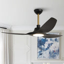 52" DC Motor 3 Blades Modern Downrod Mount Smart Fan with LED Light