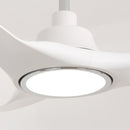 52" DC Motor 3 Blades Modern Downrod Mount Smart Fan with LED Light