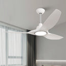 52" DC Motor 3 Blades Modern Downrod Mount Smart Fan with LED Light
