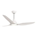 52" DC Motor 3 Blades Modern Downrod Mount Smart Fan with LED Light