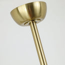 52 Inch Danube Farmhouse DC Motor Golden Downrod Ceiling Fan with Light