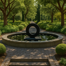Halo Rain Curtain Fountain