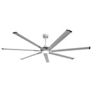 84 Inch 100 Inch Padus Black Large Size Ceiling Fan with Dimmable Lighting and Remote Control by ParrotUncle
