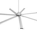 84 Inch 100 Inch Padus Black Large Size Ceiling Fan with Dimmable Lighting and Remote Control