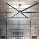 120 Inch HVLS Fan Jupiter Industrial Aluminum Extra Large Ceiling Fan with Remote Control by Parrot Uncle