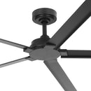 72 Inch 84 Inch Winni IPX4 Outdoor Downrod Mount Ceiling Fan with Remote Control by Parrot Uncle
