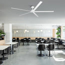72 Inch 84 Inch Winni IPX4 Outdoor Downrod Mount Ceiling Fan with Remote Control