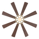 60" Oretha Windmill 8 Blade Led Indoor Oil Rubbed Bronze Ceiling Fan with Remote And Light Kit Included