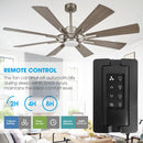 60" Oretha Windmill DC Ceiling Fan with LED Lighting