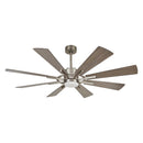 60" Oretha Windmill 8 Blade Led Indoor Oil Rubbed Bronze Ceiling Fan with Remote And Light Kit Included by ParrotUncle