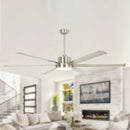 65 Inch Freda DC Motor Modern Ceiling Fan Led Light Remote Control