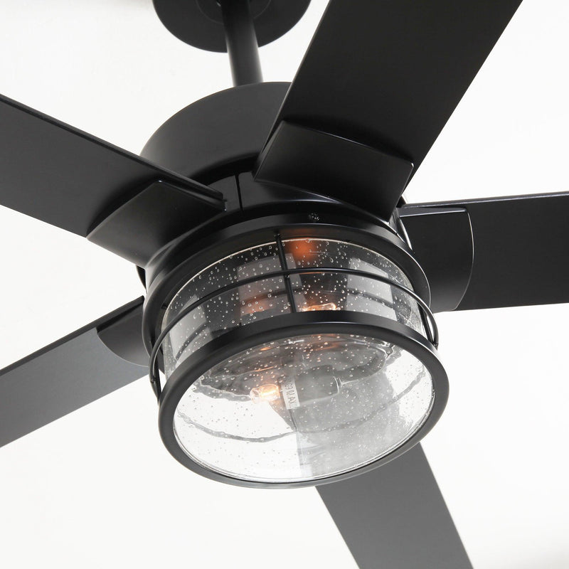65" Modern Reversible Ceiling Fan with Lighting and Remote Control
