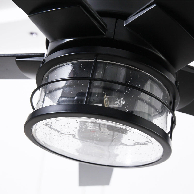 65" Modern Reversible Ceiling Fan with Lighting and Remote Control