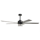 65" Modern Reversible Ceiling Fan with Lighting and Remote Control