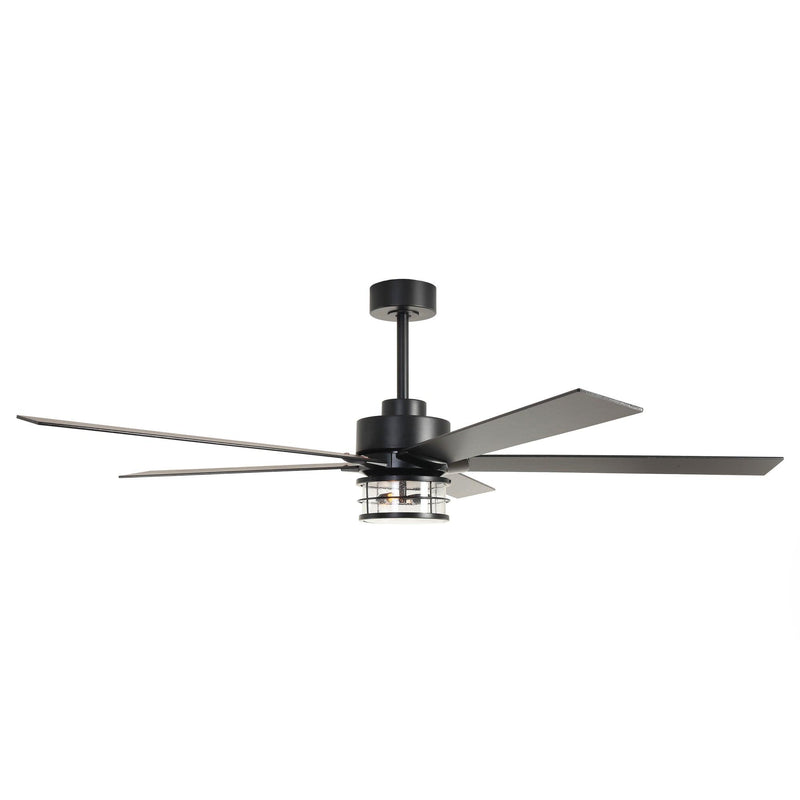 65" Modern Reversible Ceiling Fan with Lighting and Remote Control