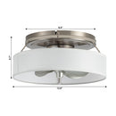 Vaczon 13" Modern Flush Mount Ceiling Fan