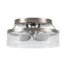 13" Flush Mount Reversible Ceiling Fan with Lighting and Remote Control