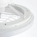 20" Ikon Modern DC Motor Flush Mount Reversible Ceiling Fan with Lighting and Remote Control