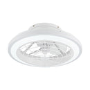 20" Ikon Modern DC Motor Flush Mount Reversible Ceiling Fan with Lighting and Remote Control