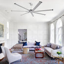 84 Inch 100 Inch Silent Storm Extra Large Ceiling Fan with Remote Control