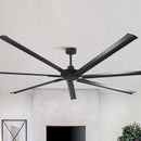 84 Inch 100 Inch Silent Storm Extra Large Ceiling Fan with Remote Control