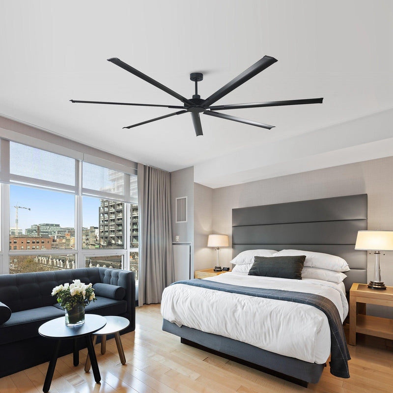 84 Inch 100 Inch Silent Storm Extra Large Ceiling Fan with Remote Control