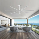 84 Inch 100 Inch Silent Storm Extra Large Ceiling Fan with Remote Control