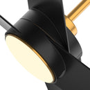 60" Parvez Modern DC Motor Downrod Mount Reversible Ceiling Fan with Lighting and Remote Control