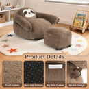 Sloth Bean Bag Chair with Ottoman