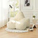 High-Back Bean Bag Chair for Adults