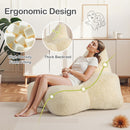High-Back Bean Bag Chair for Adults