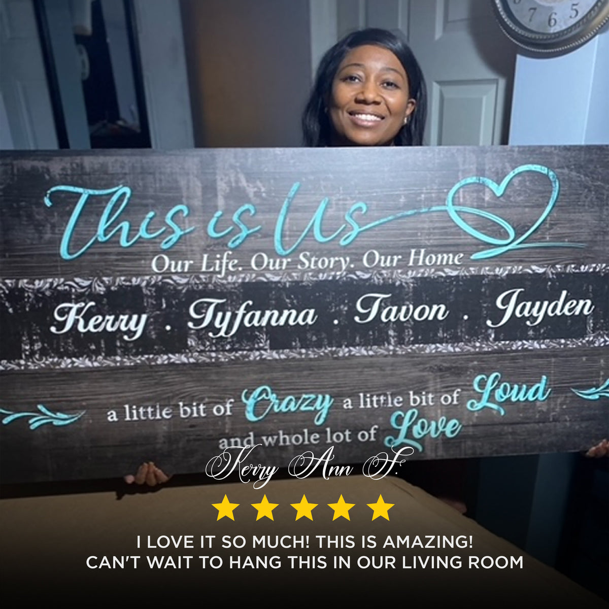 This is Us Family Sign, photo 7 of 11