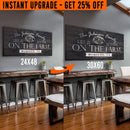 Upgrade Your 48x24 Inches 'Life is Better on the farm' (Style 2) Canvas To 60x30 Inches
