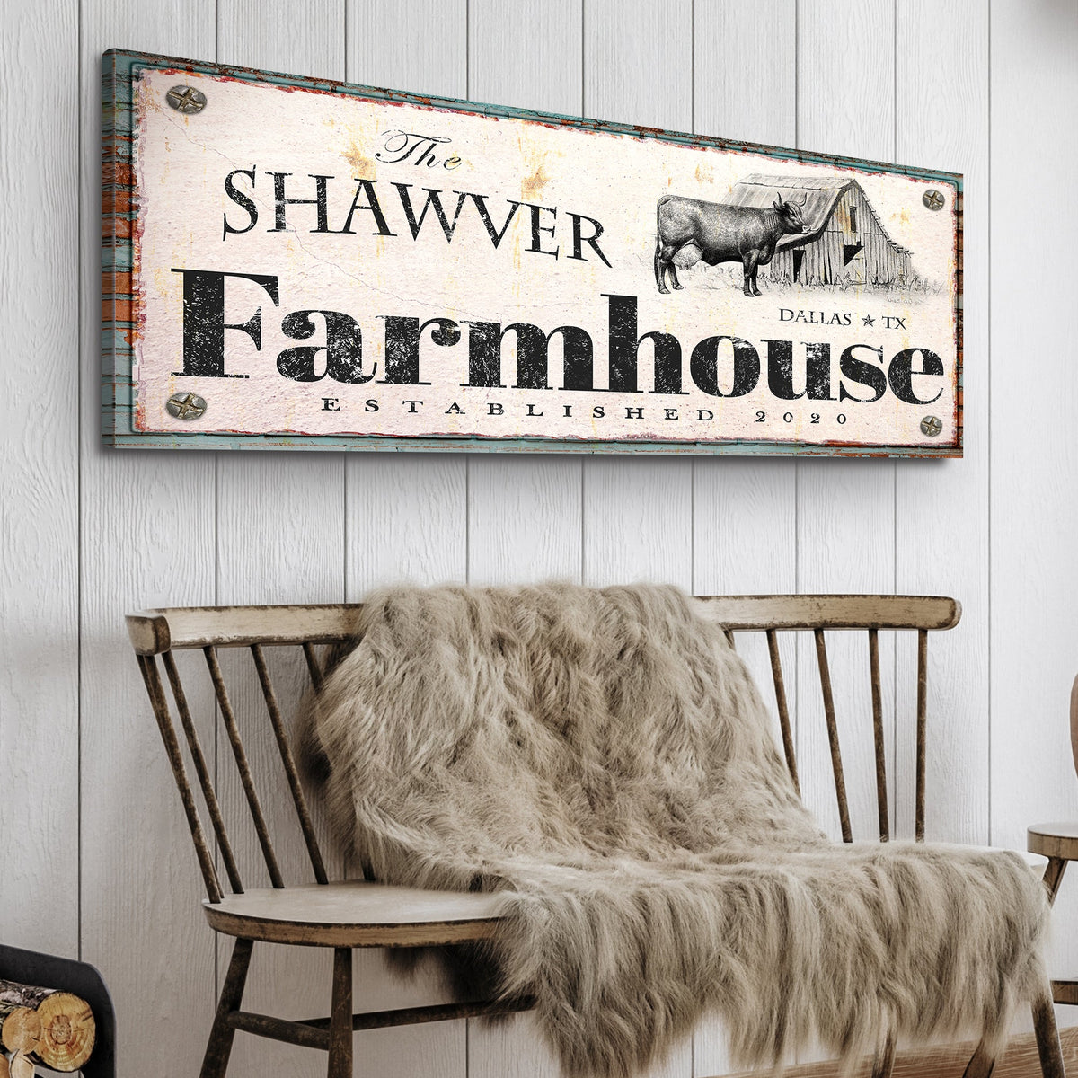 Rustic Farmhouse Sign XV, photo 3 of 6