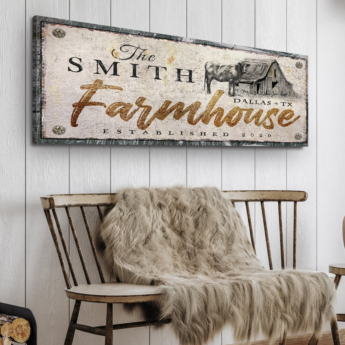 Rustic Farmhouse Sign XVI, photo 3 of 6