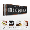 Life Is Better On The Lake Sign III