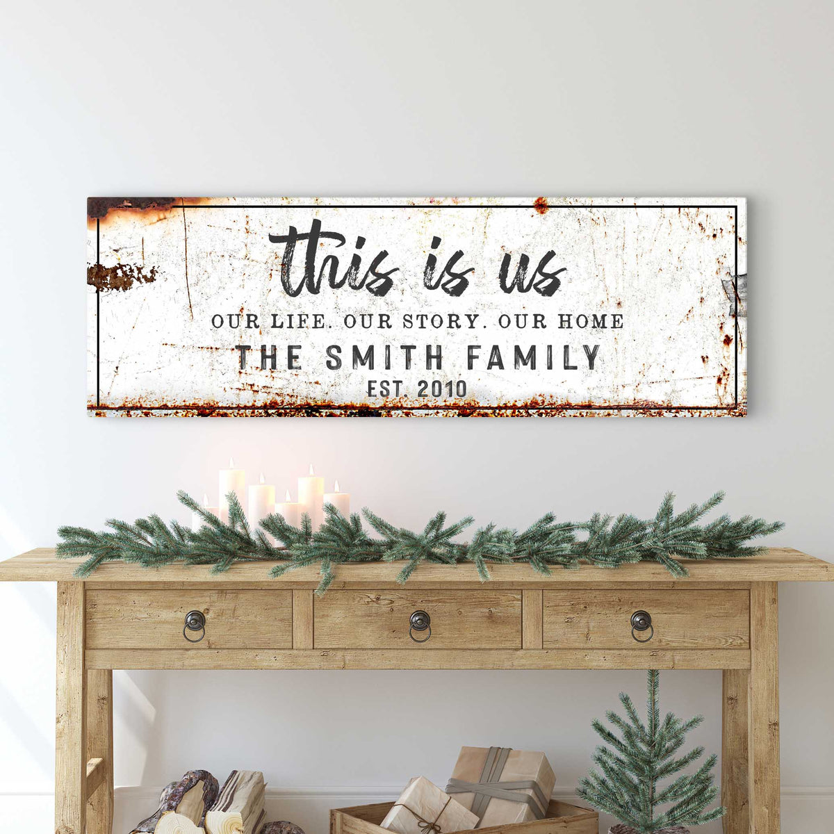 Rustic This Is Us Sign, photo 2 of 6