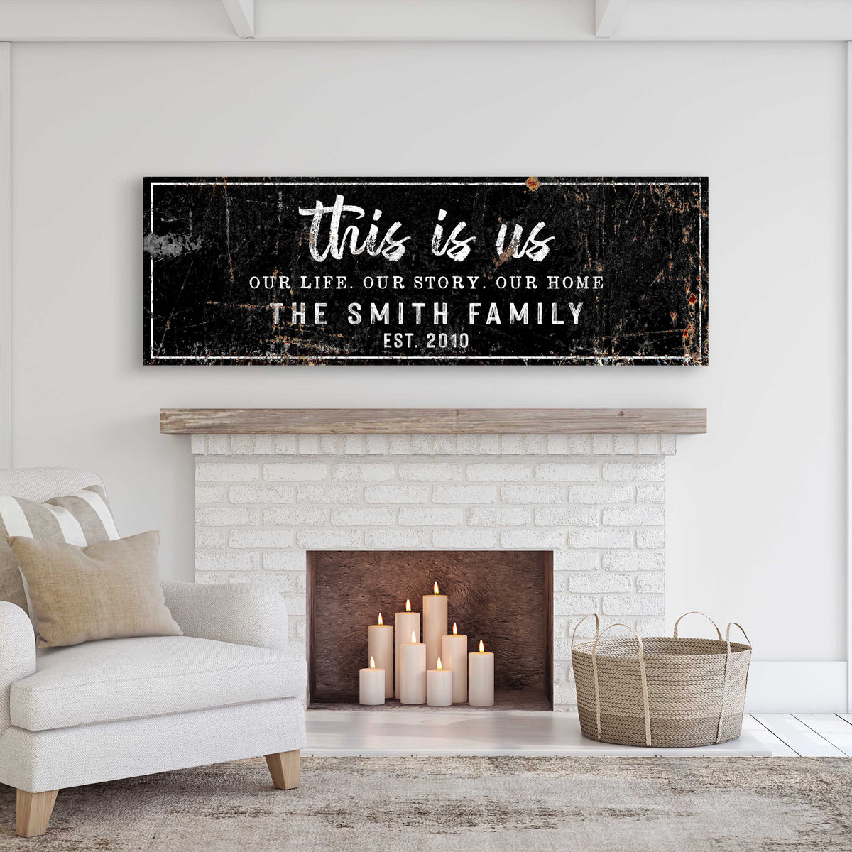 Rustic This Is Us Sign, photo 6 of 6