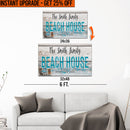 Upgrade Your 36x24 Inches 'Beach House' Canvas To 48x32 Inches by Tailored Canvases