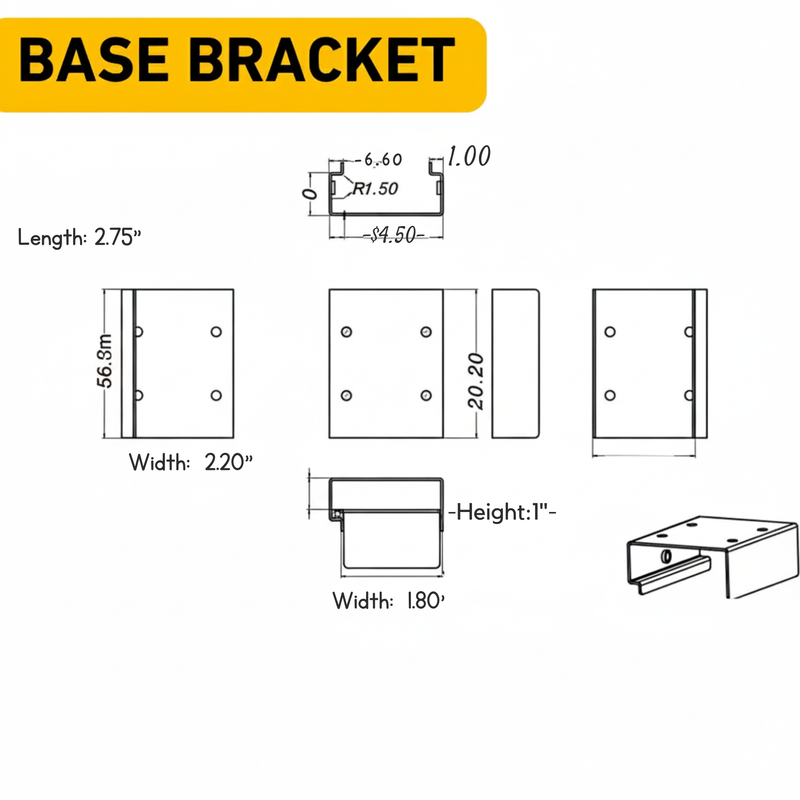 Universal Mounting Bracket BICMBSL001-002, photo 7 of 9