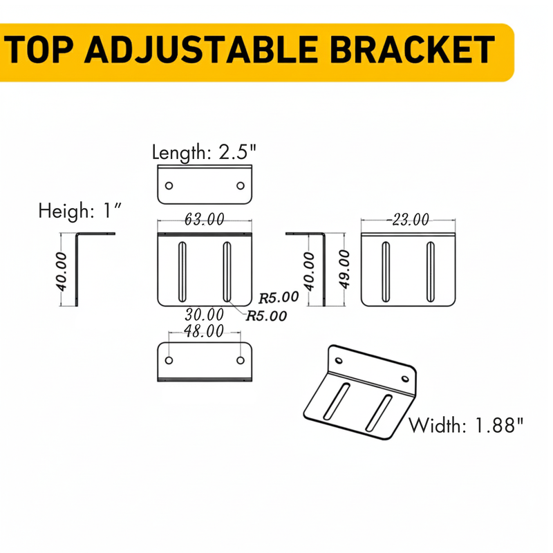 Universal Mounting Bracket BICMBSL001-002, photo 8 of 9