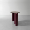 Flow Side Table – Burgundy