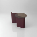 Flow Side Table – Burgundy