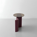 Flow Side Table – Burgundy