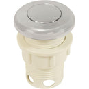 Air Button Small, 1-1/4" hole size, Chrome
